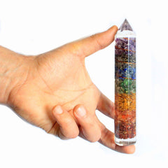 Orgonite Power Wand 15cm Copper & Gemchips product image 2