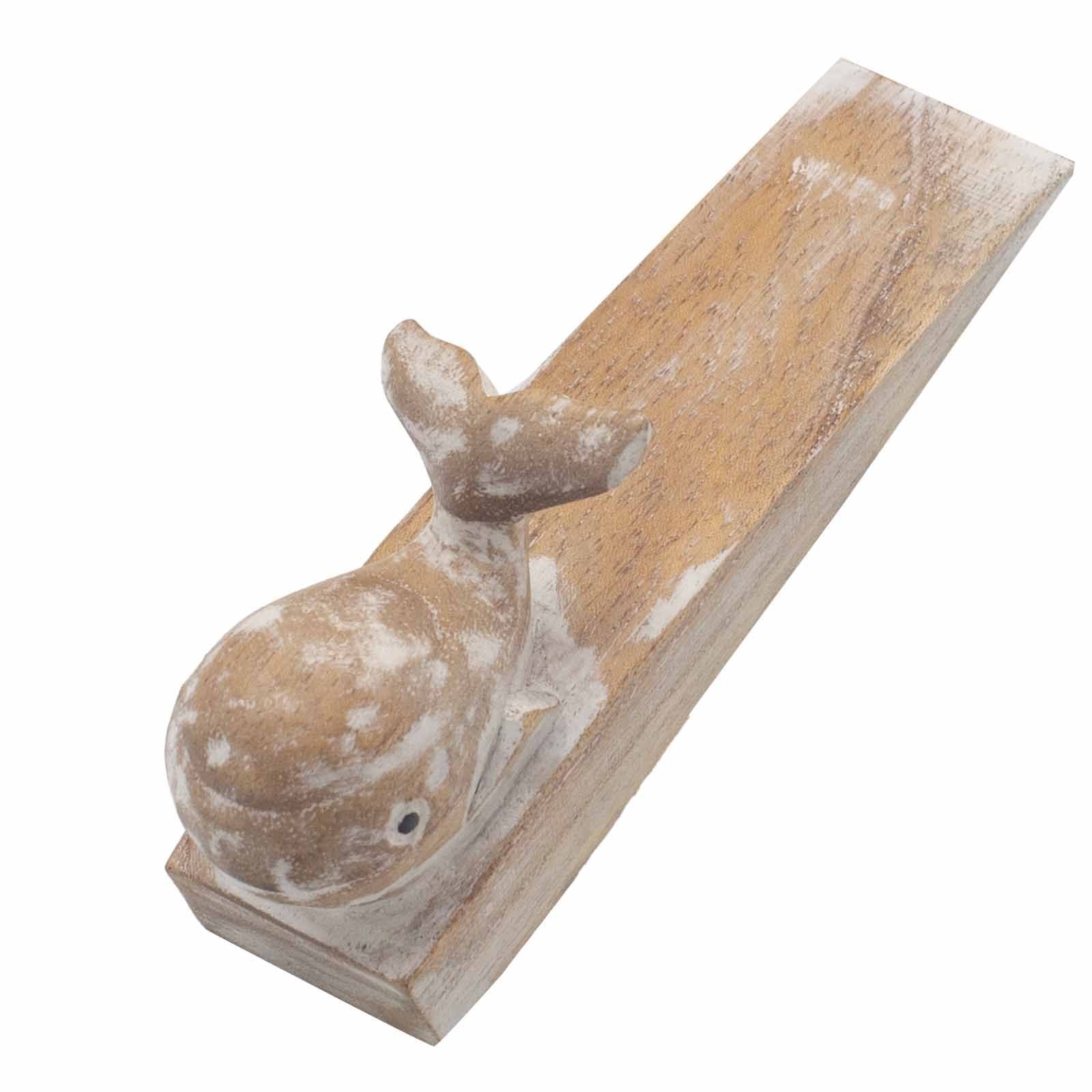 Hand carved Doorstop - Whale product image