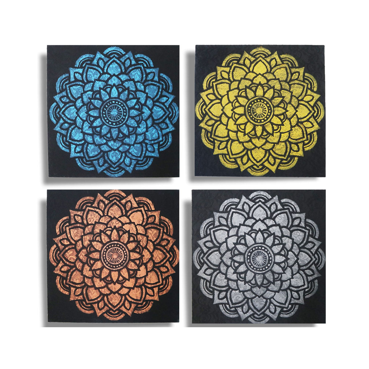 Set of 4 Mandala Brocade Detail 30x30cm product image 2