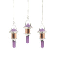 The Violet Engine- Combo Piece Copper Pendulum - Amethyst product image