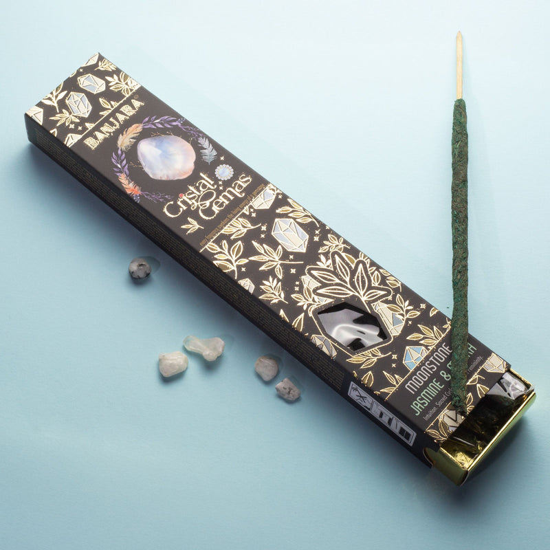 Banjara Cristal Gemas Incense Sticks - Moonstone Jasmine & Myrrh