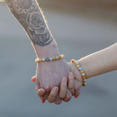 Set of 2 Gemstones Friendship Bracelets - Support - Sodalite & Picture Stone product image 5