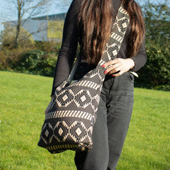 Nomad Sari Jacquard Natural Nomad Carryall Bags - Desert Loom product image 5