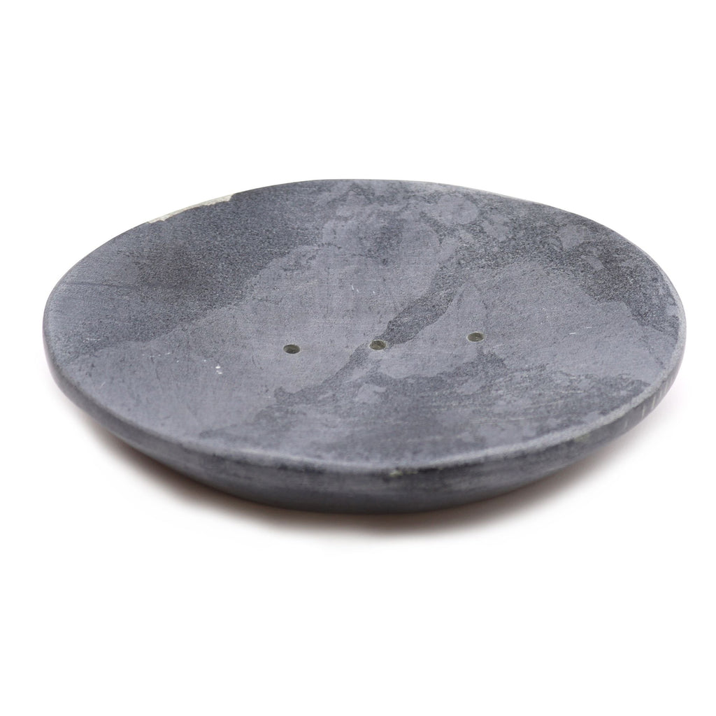 Grey Soapstone Soap Dish 10x12cm- Classic Oval product image 2