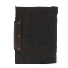 Leather Black Confessions with Lock Notebook (7x5") product image 6