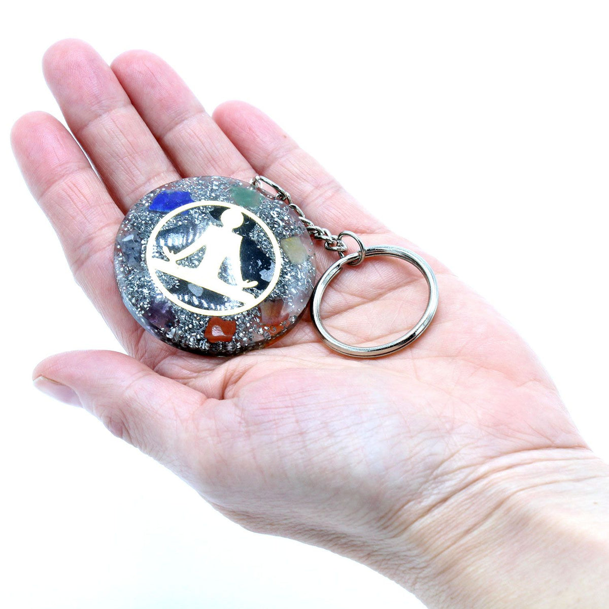 Orgonite Power Keyring - Buddha Seven Chakra product image 6