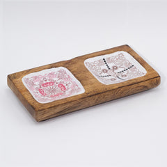 Hop Hare Enameled Double Trinket Tray - Cupid & Lion product image 3