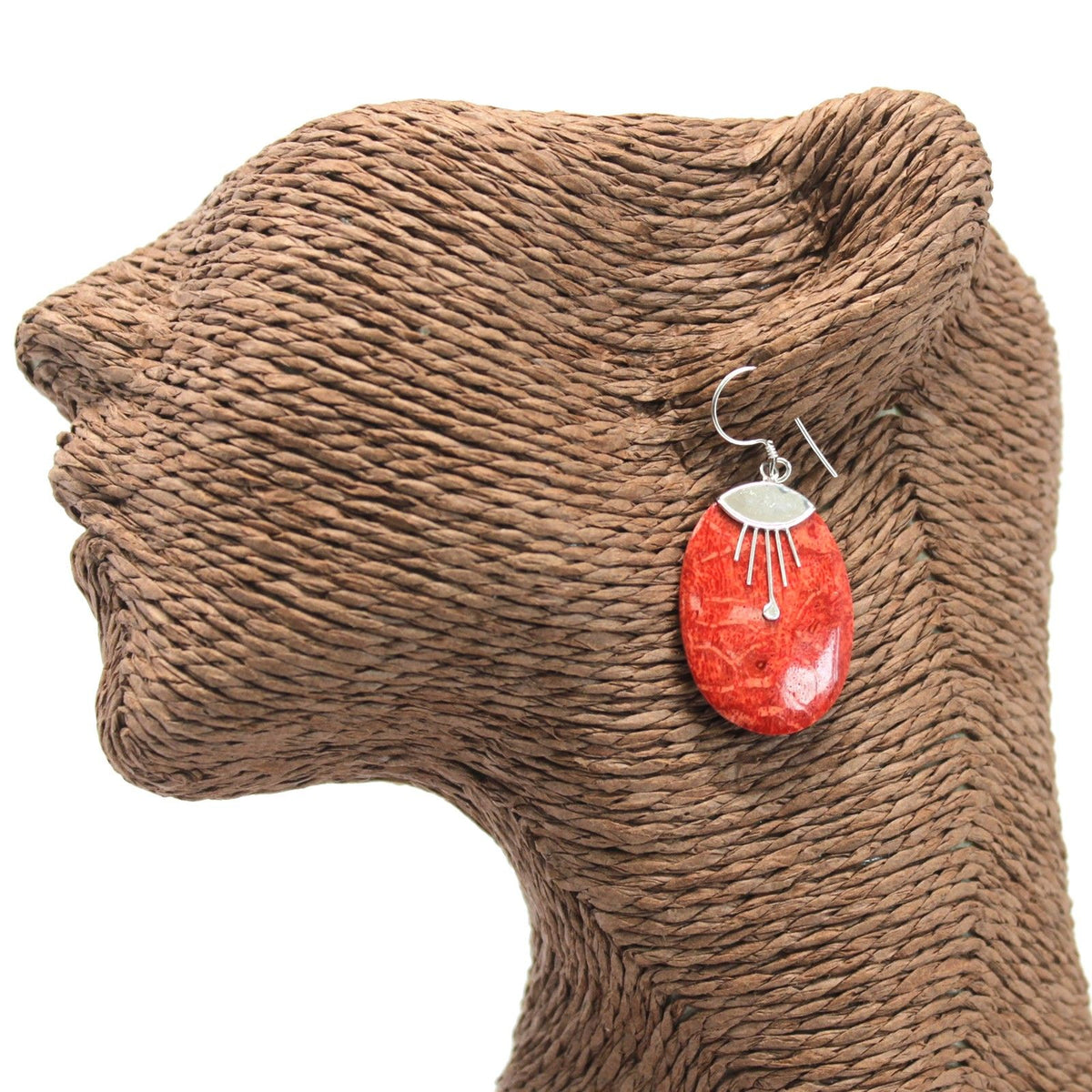 925 Silver Earrings - Oval Décor product image 3