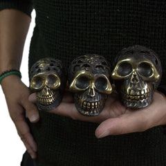 Vintage Brass Skull - Small product image