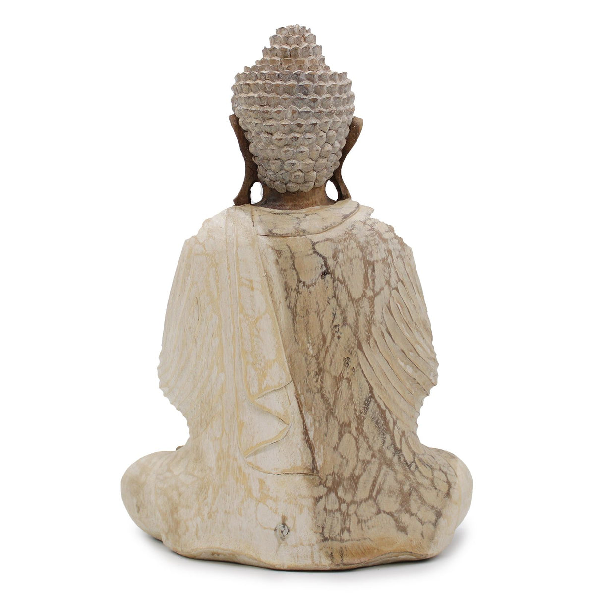 Buddha Statue Whitewash - 40cm Welcome product image