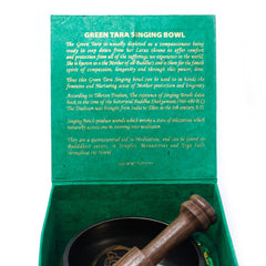 Green Tara Singing Bowl Set 10cm (min 380gm) product image 4
