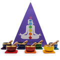 Chakra Pyramid Singing Bowl Gift Set product image