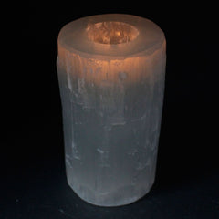 Selenite Cylinder Candle Holder - 15 cm product image 3