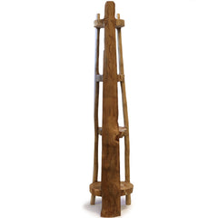 Natural Teak Corner Unit 4 Shelves - 135cm high product image 3