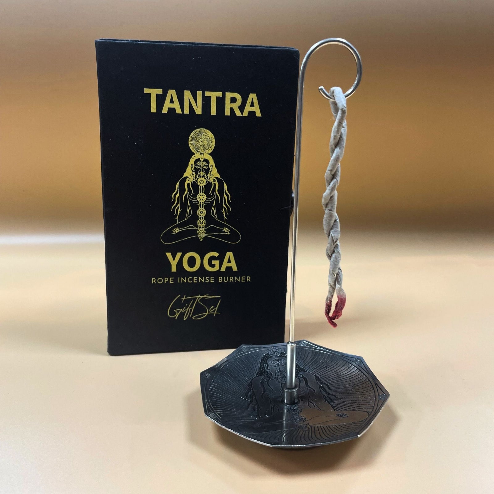 Rope Incense and Silver Plated Holder Set - Tantra Yoga product image
