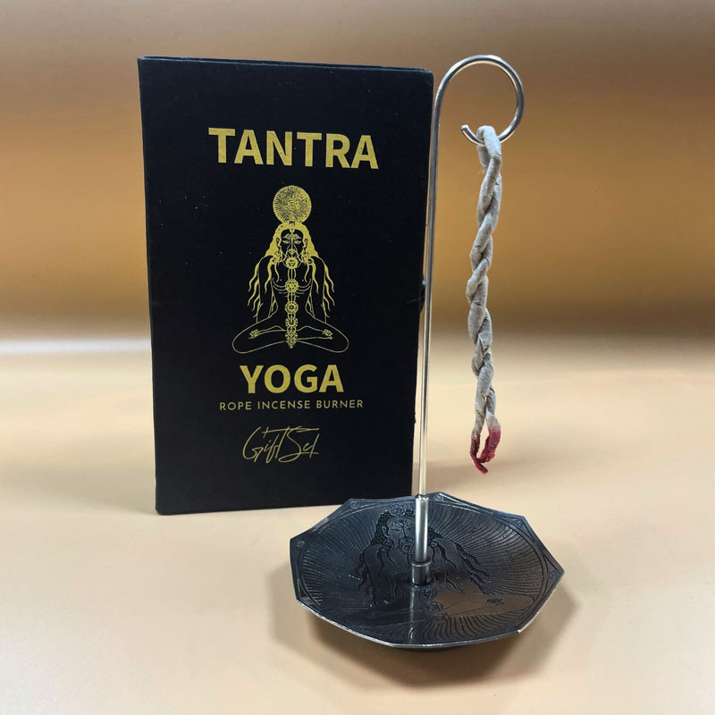 Rope Incense and Silver Plated Holder Set - Tantra Yoga product image