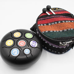 Low Med Hapi Drum Black Chakra- 14x7cm product image 2