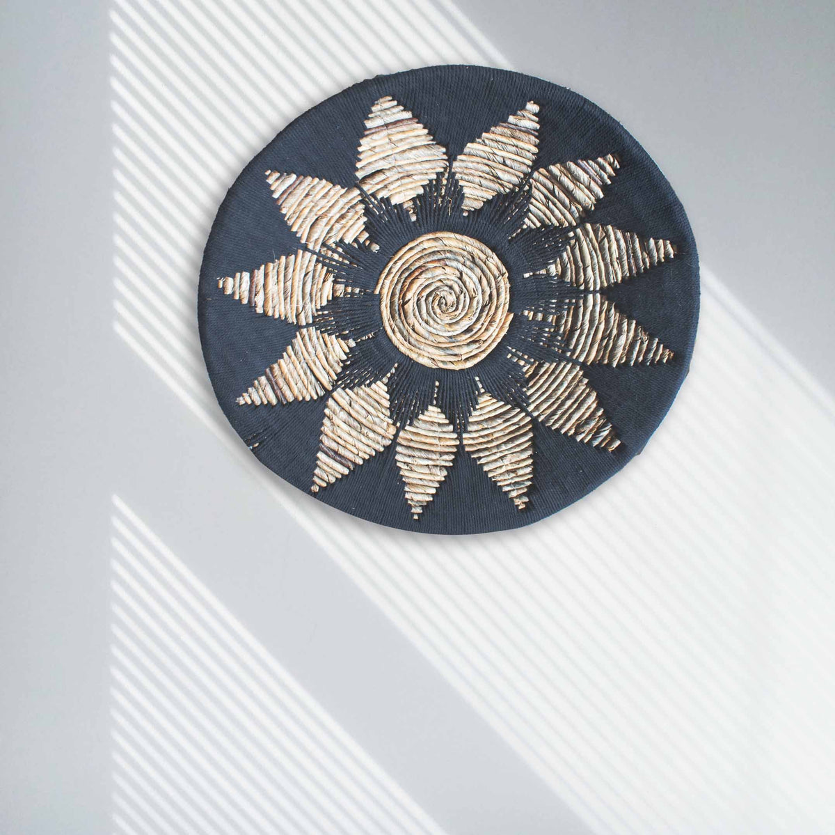Set of Three Seagrass Bowls Wall Art - Black product image 2