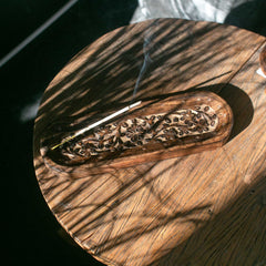 Large Incense Tray 30x10cm - Flower Design product image