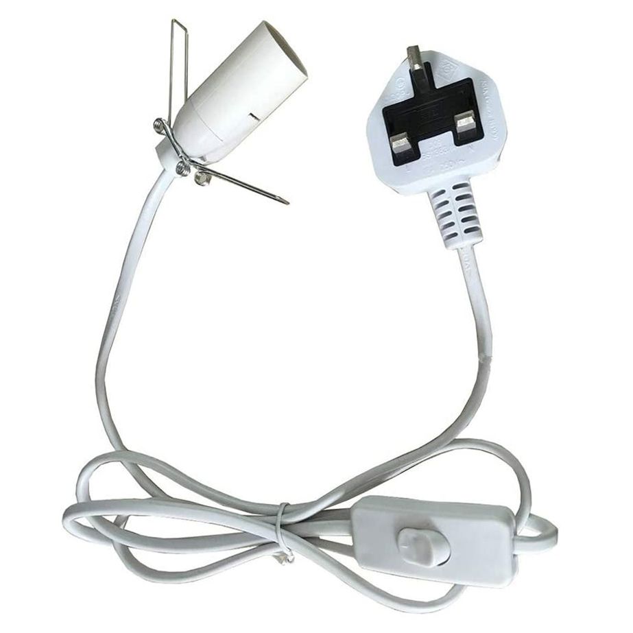 White Fitting Cable - UK product image