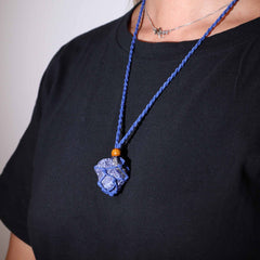 Gemstone Necklace Cord - Navy product image 2