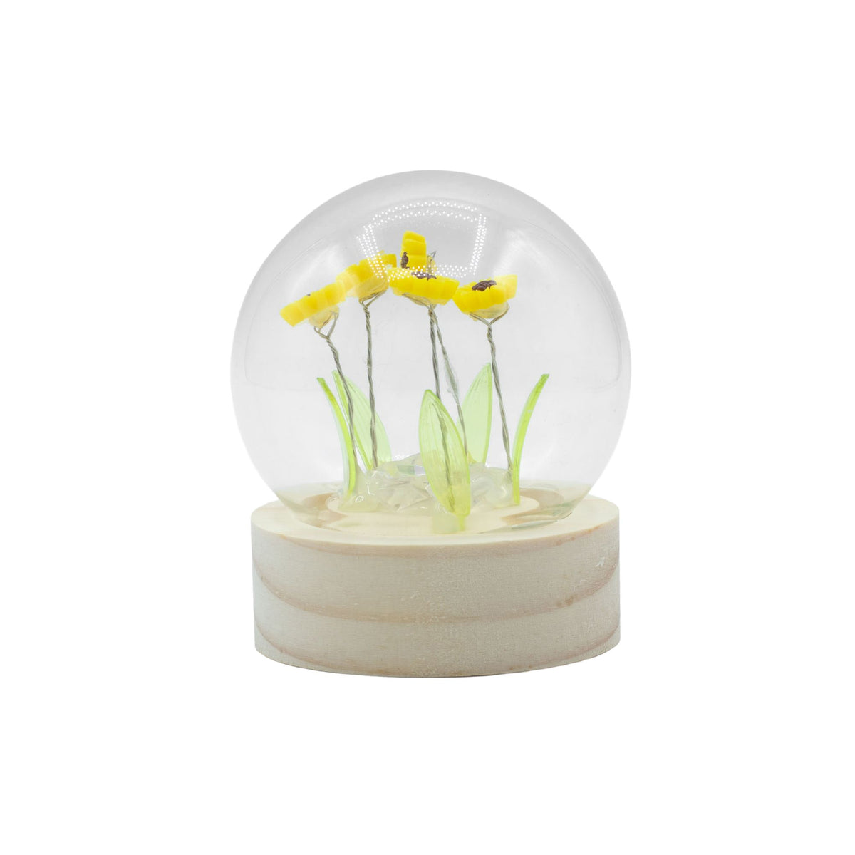 Floral Glow Garden Dome - 5 Sunflowers - LED Battery product image 3
