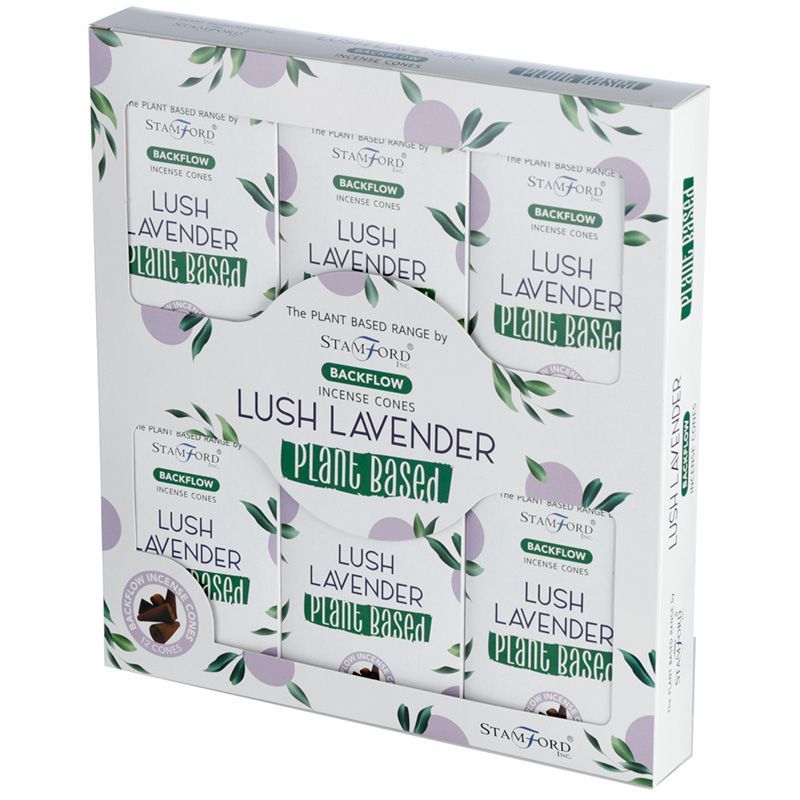 Plant Based Backflow Incense Cones - Lush Lavender product image 2