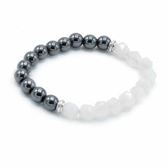 Faceted Gemstone Bracelet - Magnetc Rose Quatz product image 2