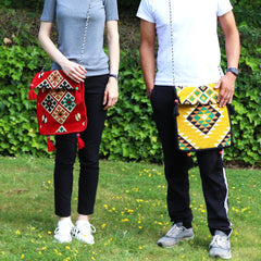 Red Kilim Messenger Festival Bag product image 3