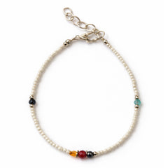 Nepalese Extra Fine Gem Bracelet - Pearl & Cut Beads product image 4