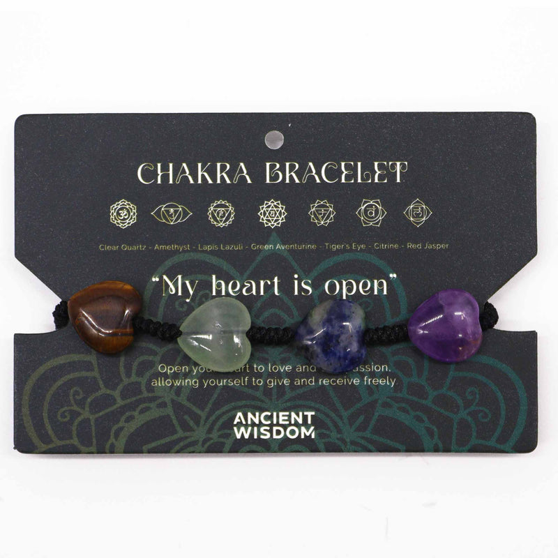 Chakra String Bracelet - Hearts product image