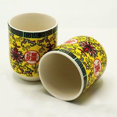 Herbal Tea Cups - Long Life Oriental Design product image 2