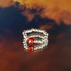 Nymph Spirit Gemstone Ring Set - Blood Moon product image 6