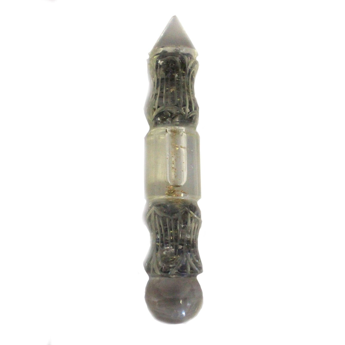 Orgonite Water Wand Carved with Copper & Gemchips product image 3