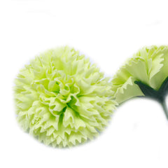 Craft Soap Flowers - Carnations - Lime product image 4