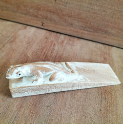 Hand carved Doorstop - Gecko product image 2