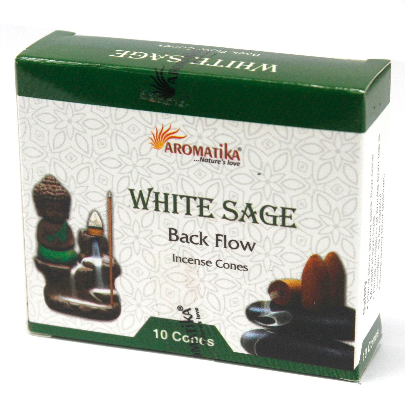 Aromatica Backflow Incense Cones - White Sage product image