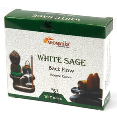 Aromatica Backflow Incense Cones - White Sage product image