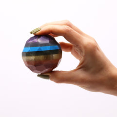Gemstone Faceted Healing Ball & Stand - Seven Chakra product image 2