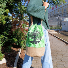 All Natural Backpack - Green Stonewash - Tree of Life product image 2