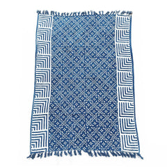 Handmade Indigo Throw - 170x120cm - Kasba Tiles product image 4