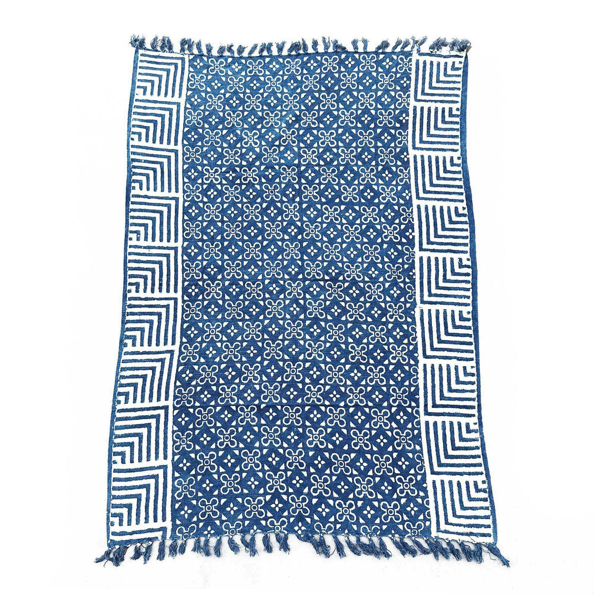 Handmade Indigo Throw - 170x120cm - Kasba Tiles product image 4
