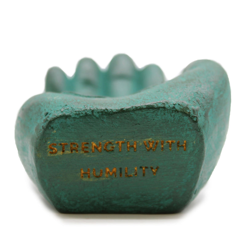 Hand Incense Burner - Strength (green) product image