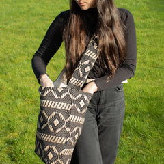 Nomad Sari Jacquard Natural Nomad Carryall Bags - Desert Loom product image 6