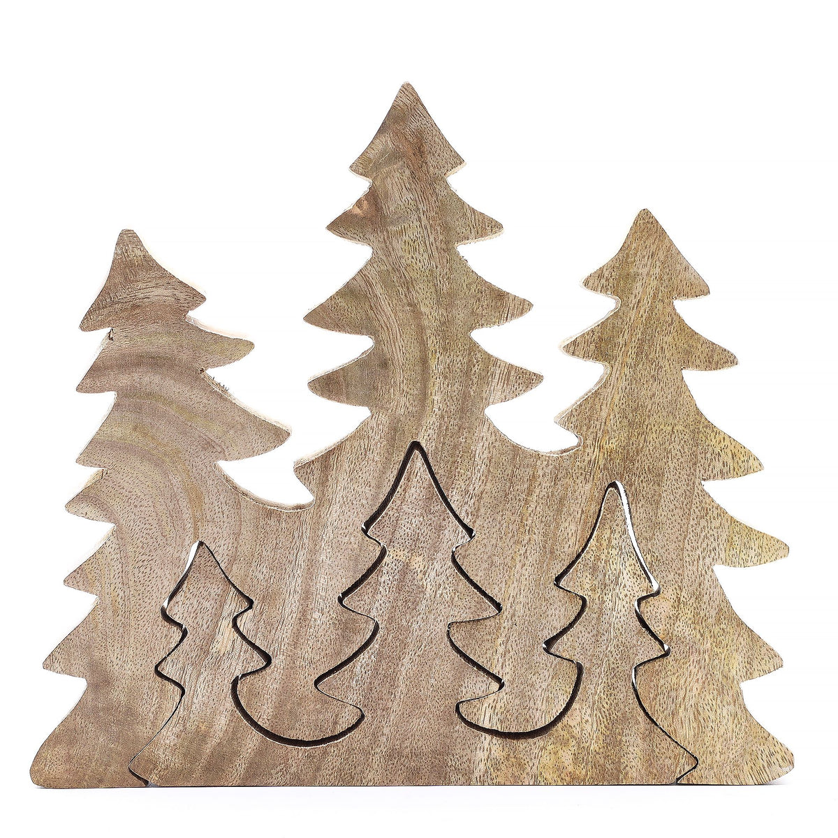 Lost in the Forrest - Three Trees 3D Wooden Decoration - 20x23cm product image 3