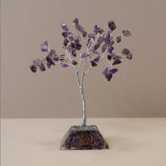 Gemstone Tree with Organite Base - 80 Stone - Amethyst product image 4