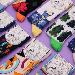 Hop Hare Bamboo Socks S/M - Midnight Cat product image 5