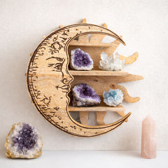 Sunrays & Moon 3 Tier Wall Shelf product image 3