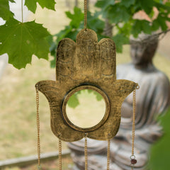 Indian Chimes - Hamsa Lrg Mirror 5 Bells product image 5