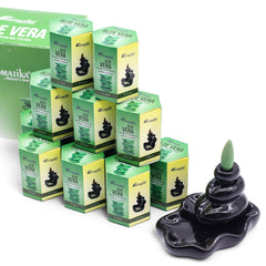 Pack of 10 Masala Backflow Incense - Aloe Vera product image 3